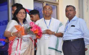 Anticipating the arrival of Odisha Chief Minister, Naveen Patnaik…