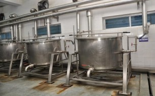 Cauldrons For Cooking Dal For The Mid Day Meal