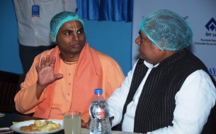 Pancharatna Dasa, VP-Odisha, explains Akshaya Patra operations processes