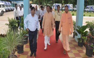 Union Minister of State (Steel, Mines, Labour & Employment) Vishnu Deo Sai visits Rourkela kitchen